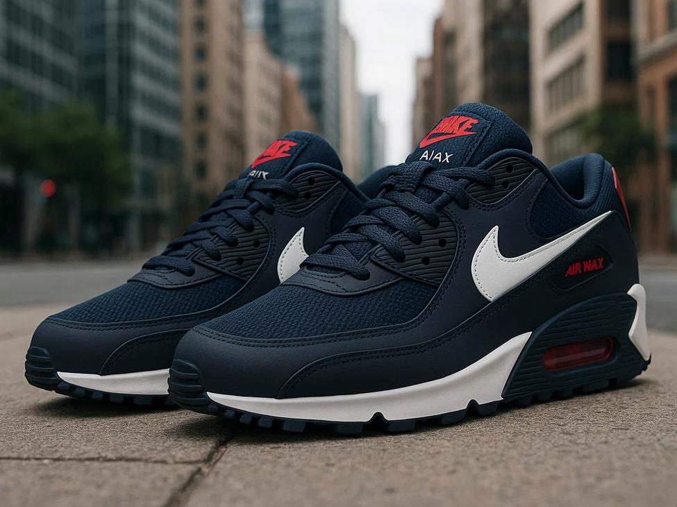 Популярные кроссовки Nike Air Max 90 с мягкой подошвой