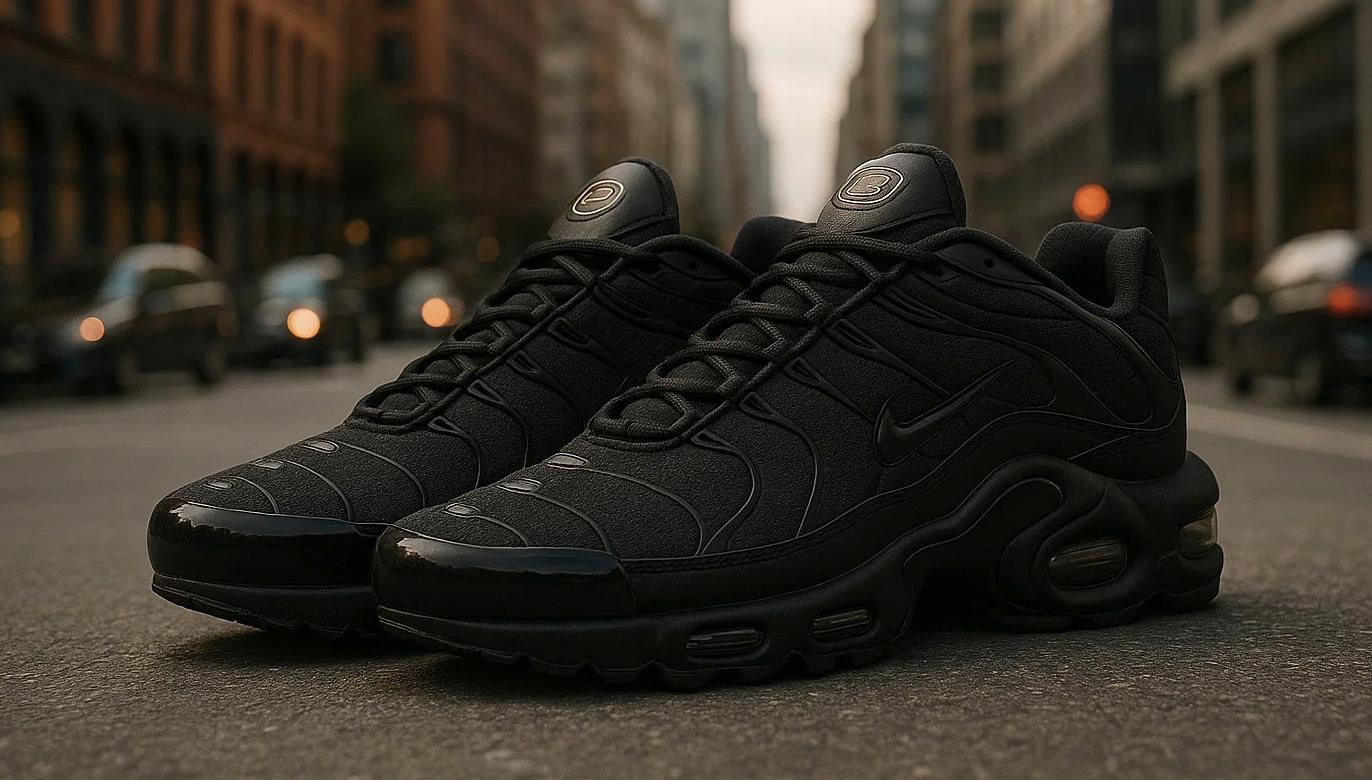 Total Black Nike Air Max Plus Tn для твоего стиля
