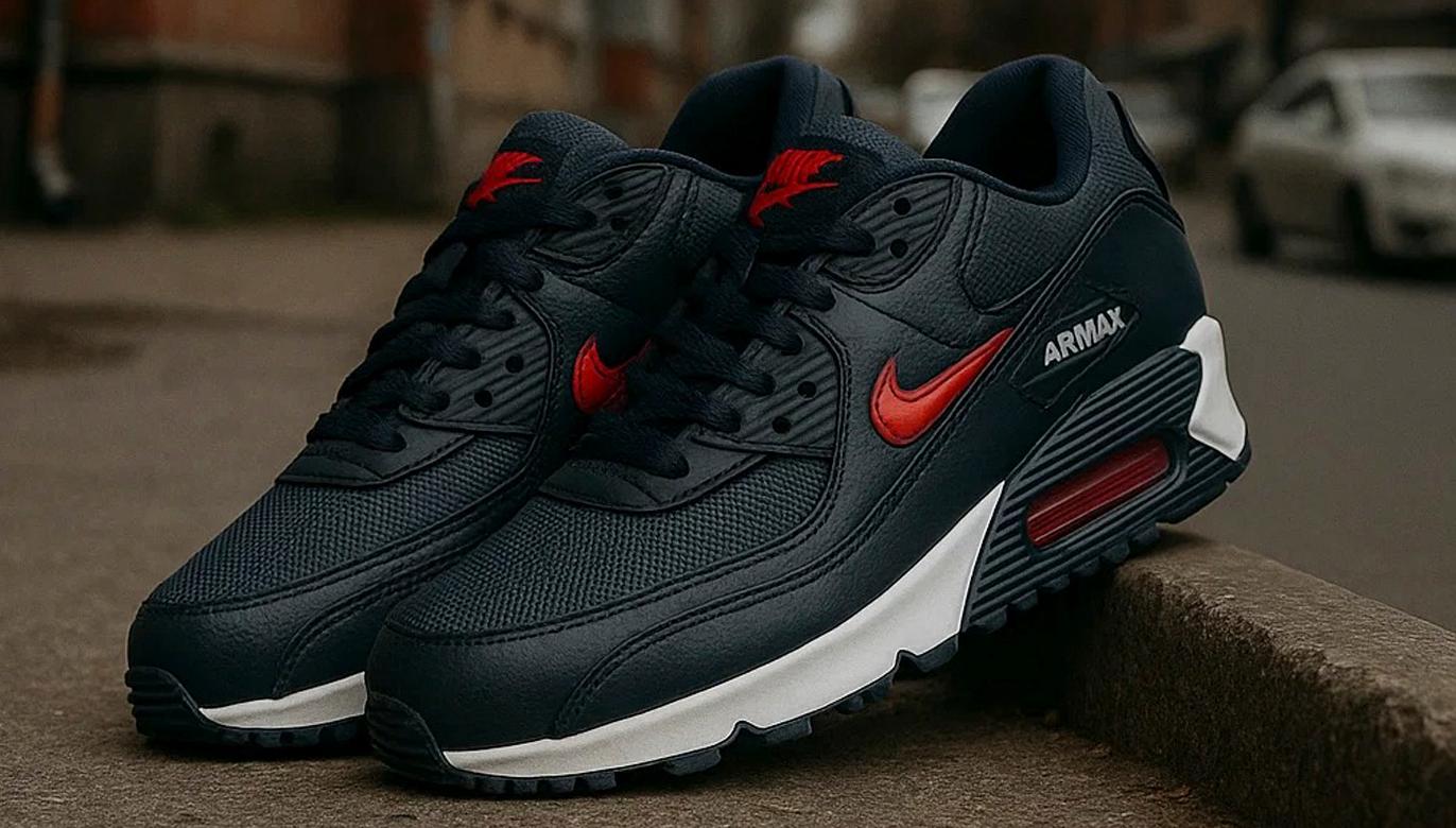 Простые образы с кроссовками Nike 90 для парней и девушек