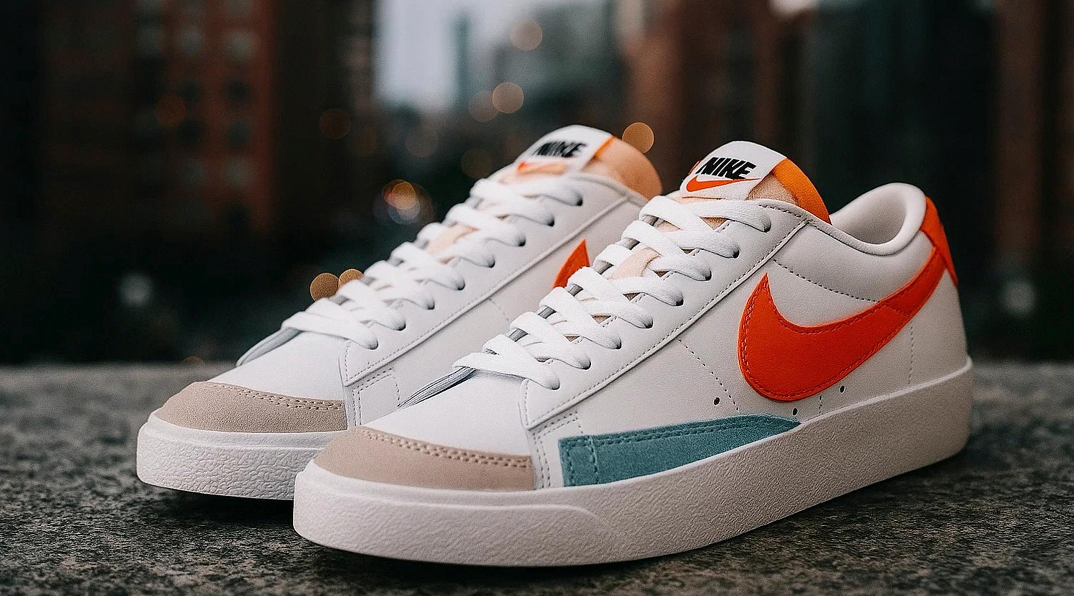 Винтажные кроссовки Nike Blazer Low с низким профилем