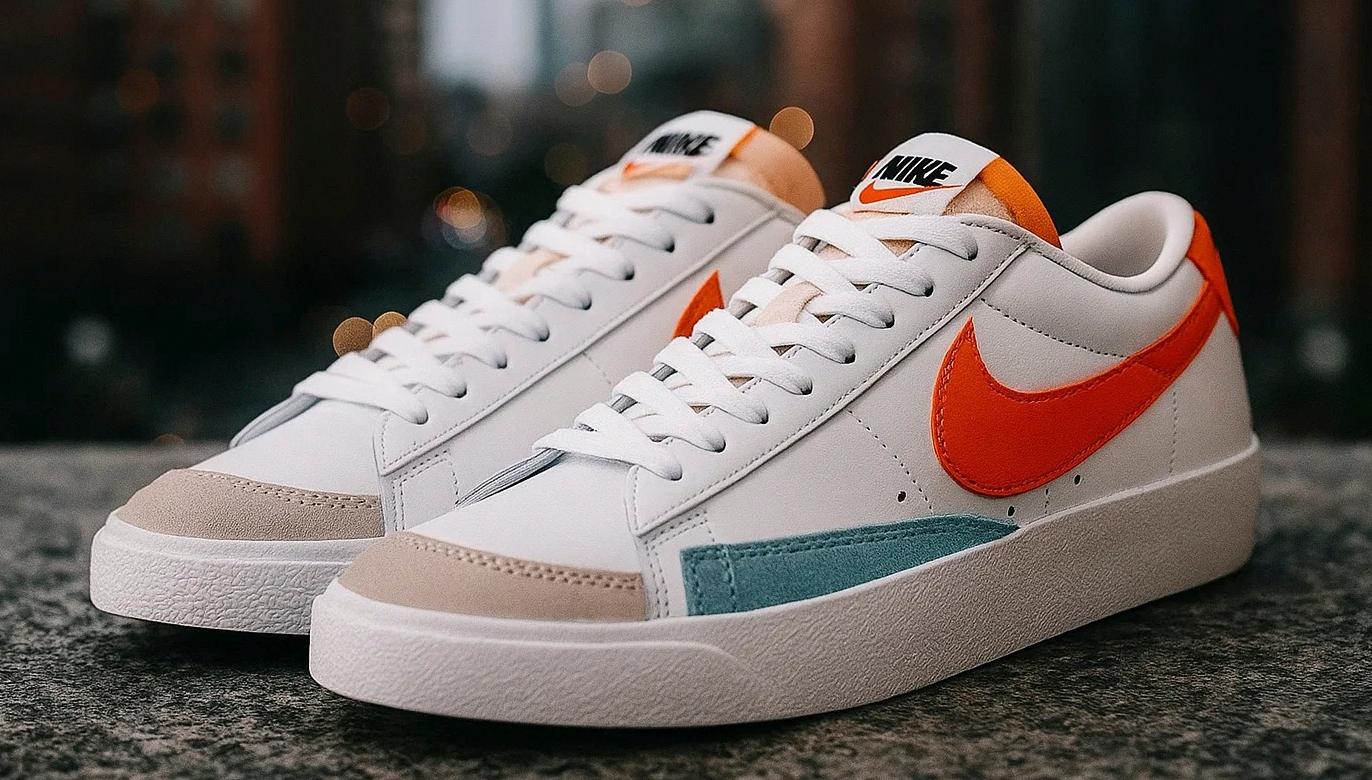 Винтажные кроссовки Nike Blazer Low с низким профилем