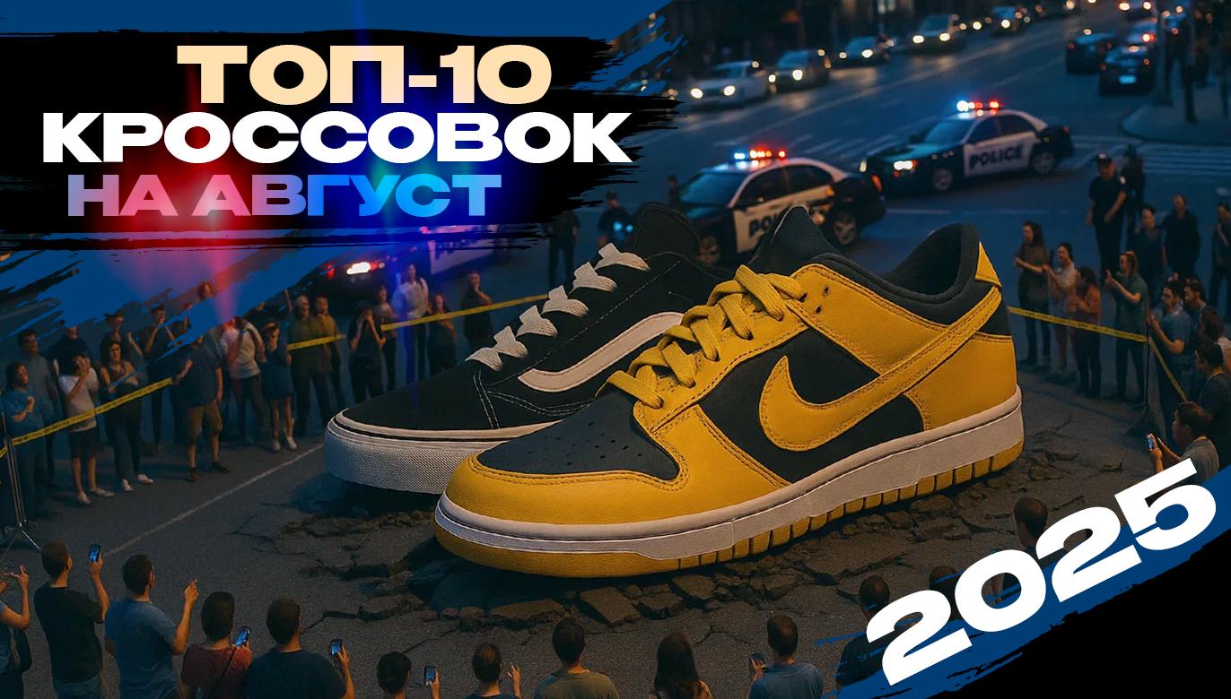 ТОП-10 КРОССОВОК НА АВГУСТ