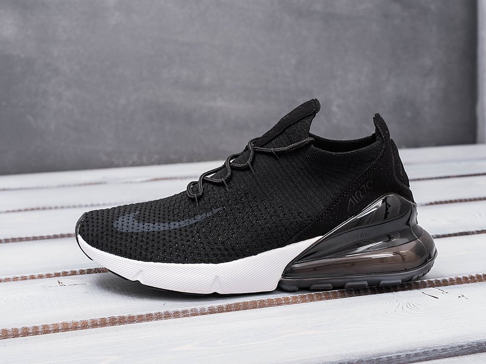 Air max 270 cheap flyknit black and white