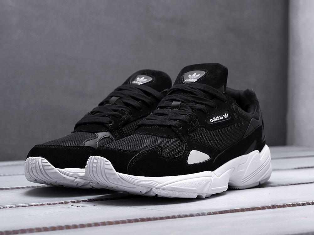 Adidas falcon black and green on sale