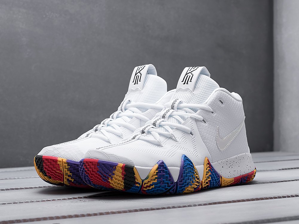 Kyrie 4s all white online