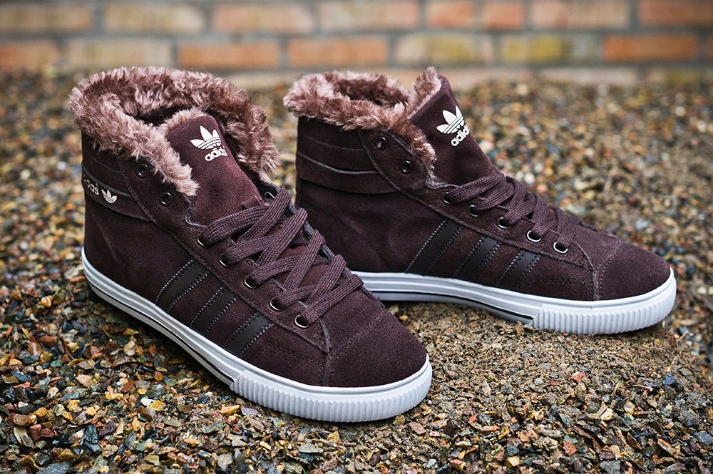 Adidas fluffy high tops deals