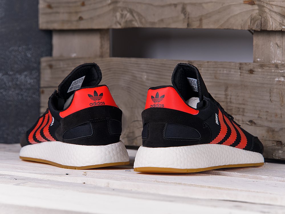 Adidas iniki black store red