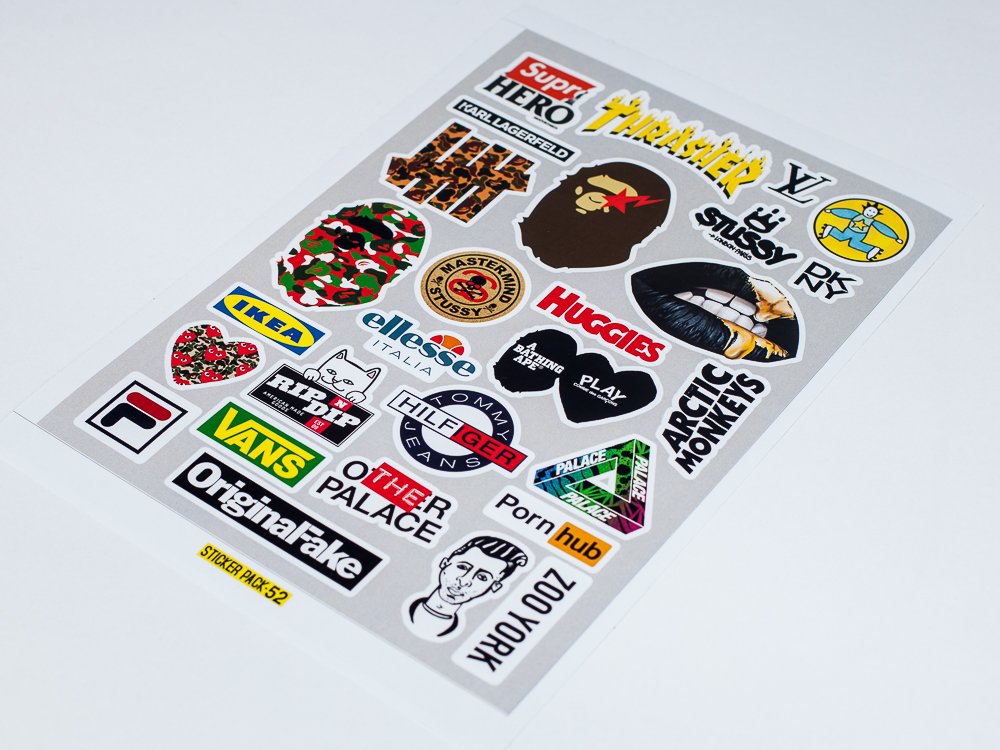 Стикер ( англ. sticker ) — этикетка , наклейка . 