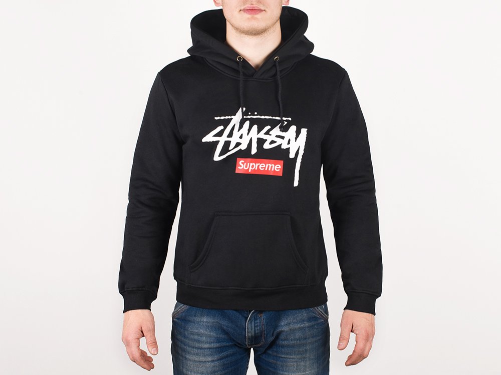 Supreme x stussy hoodie sale