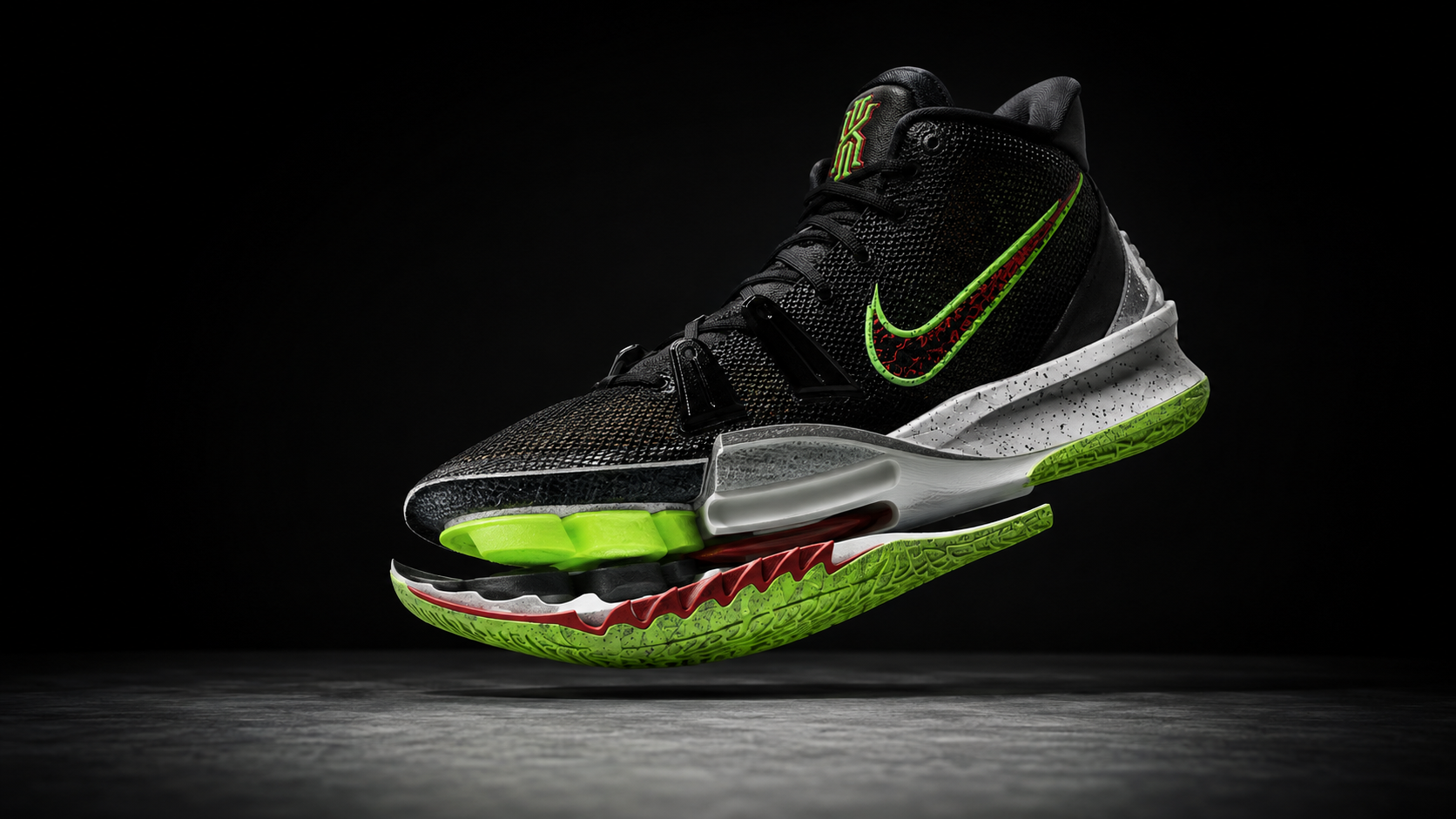 Nike Kyrie 7 &mdash; конструкция подошвы и амортизация
