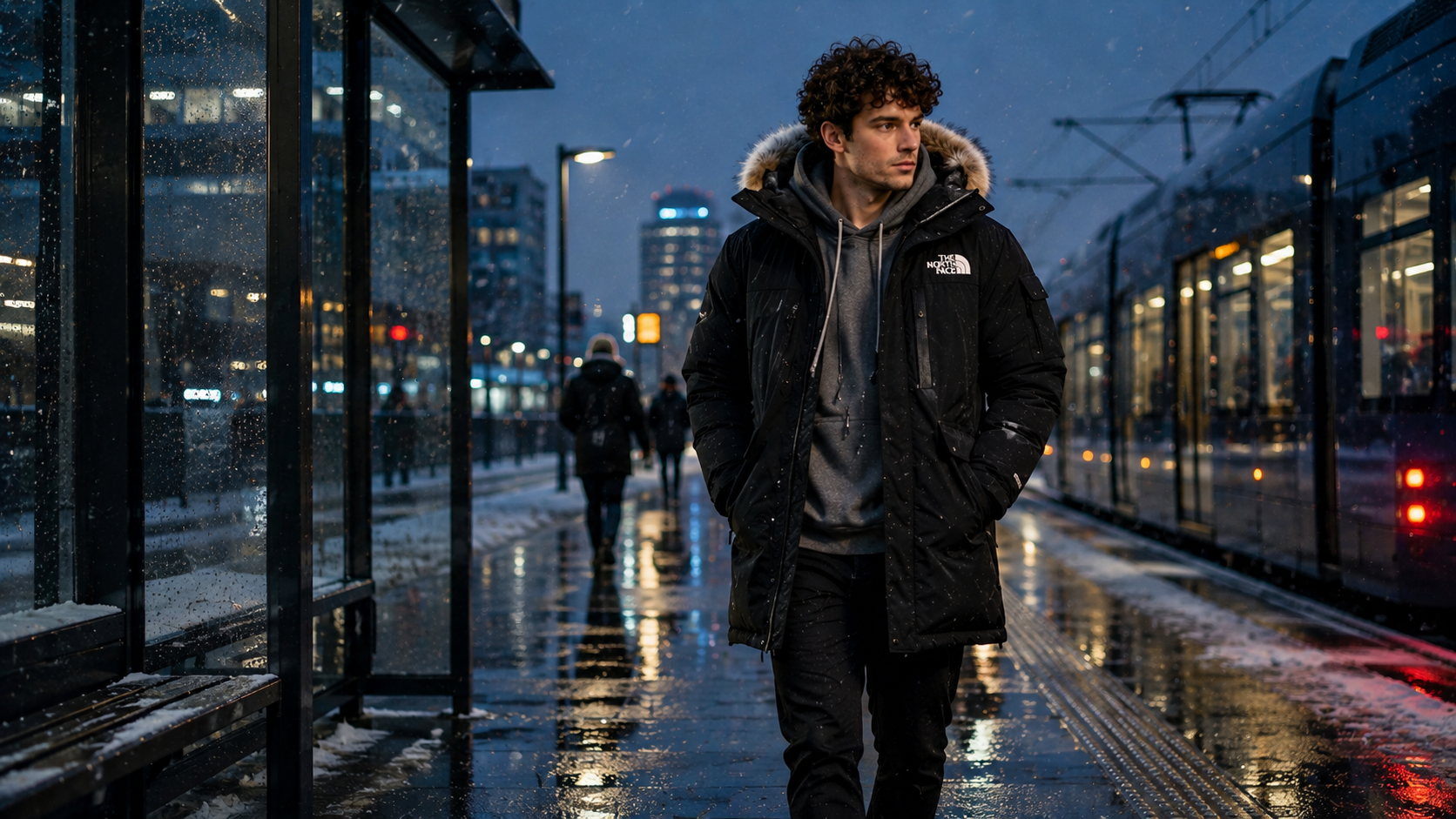 Зимняя куртка The North Face для города &mdash; посадка и layering