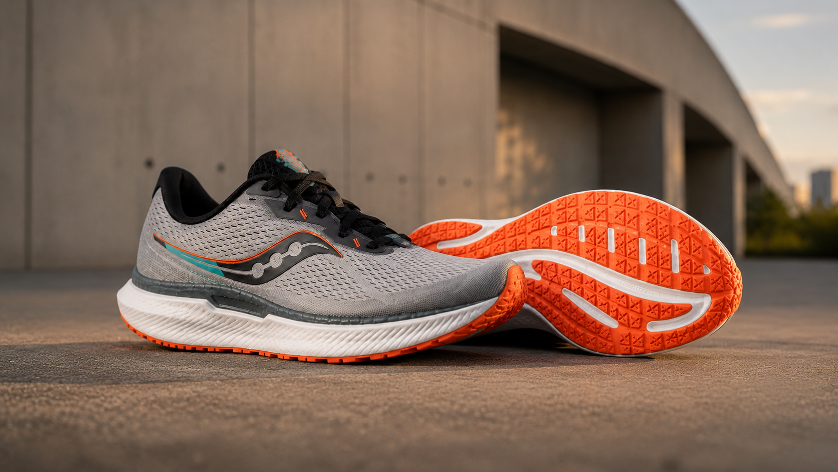 Подметка Saucony Triumph 19 крупным планом
