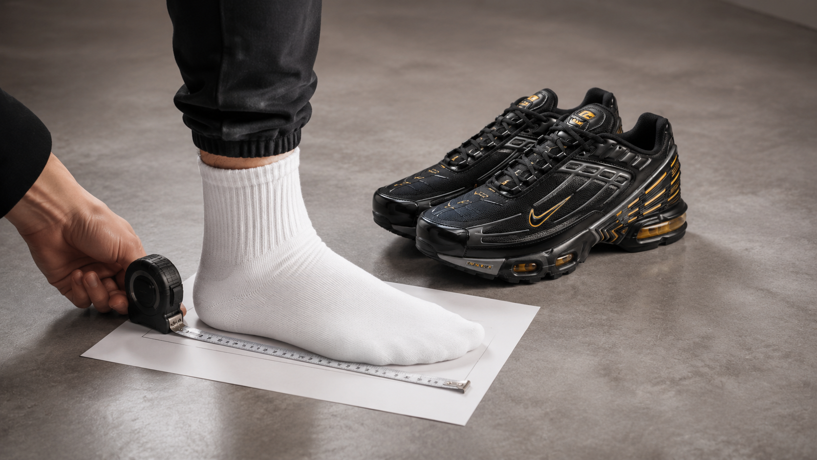 Как измерить стопу для выбора Nike Air Max Plus 3