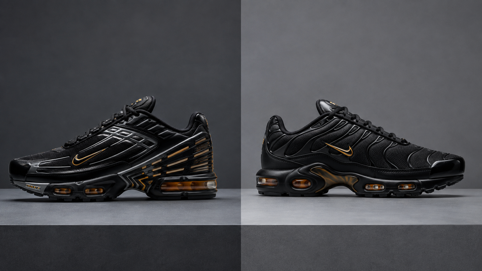 Сравнение Nike Air Max Plus 3 и Nike Air Max Plus