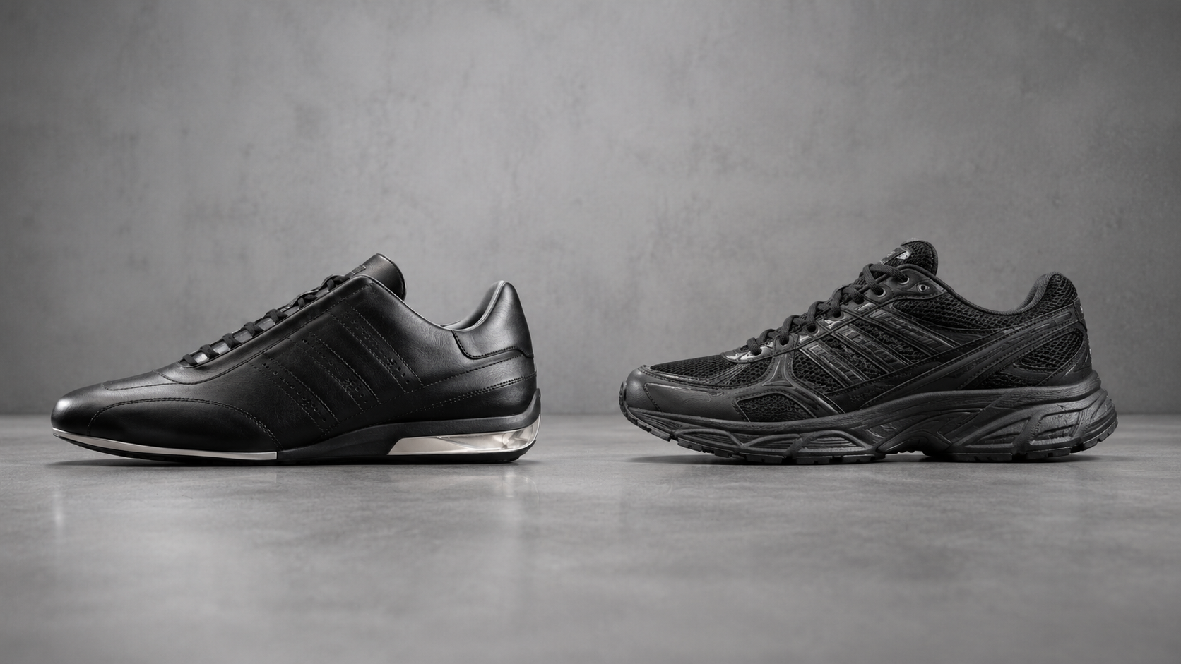 Сравнение Porsche Design S3 и технического running-inspired силуэта