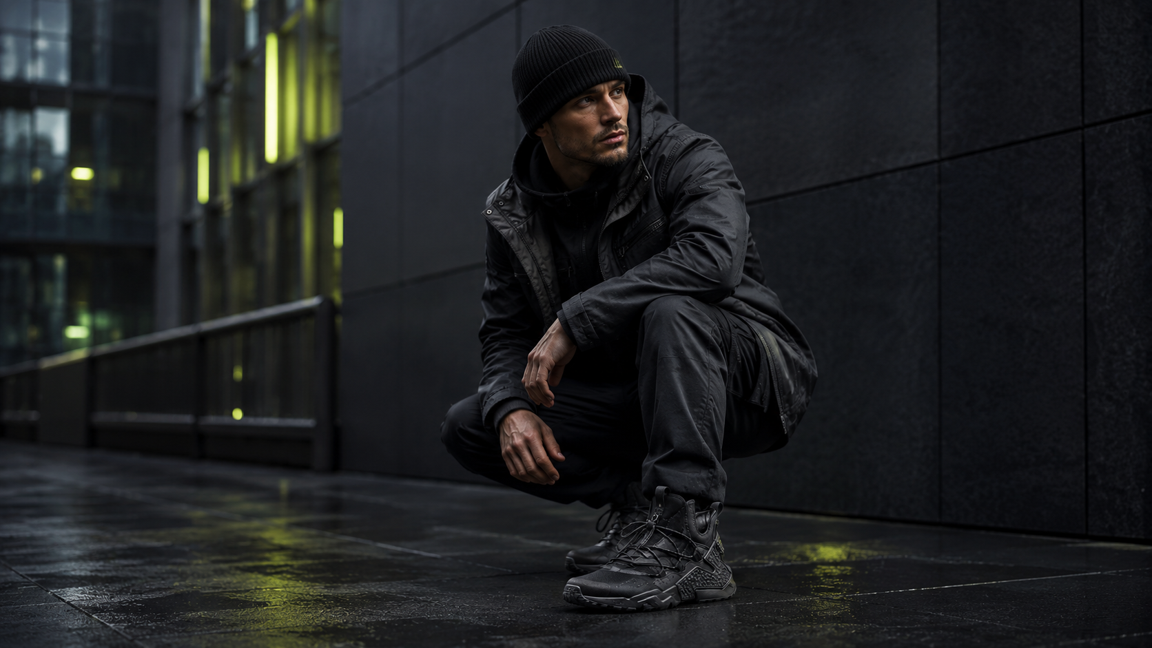 Мужские образы с Nike Air Huarache Gripp и Ultra в городском streetwear