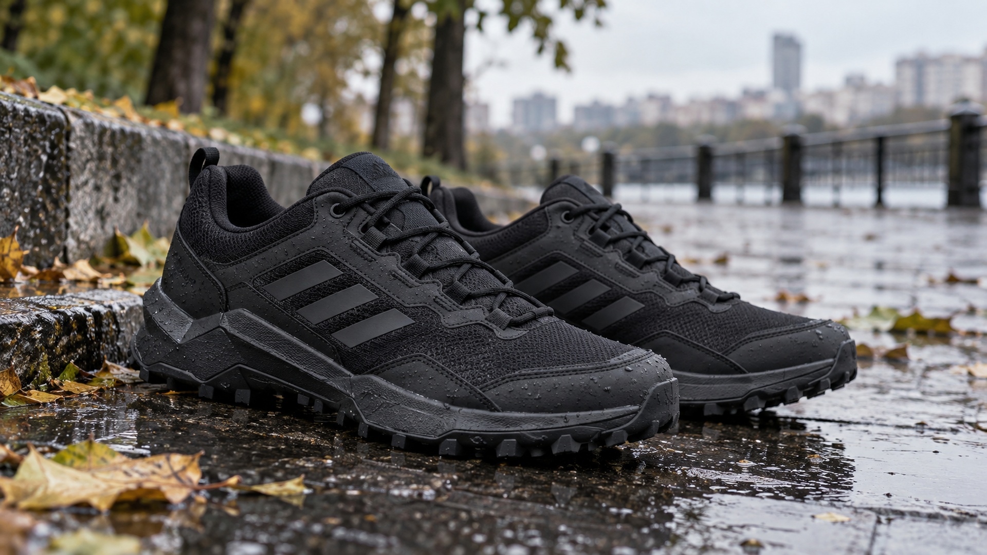 Adidas Terrex AX4, чёрная демисезонная модель