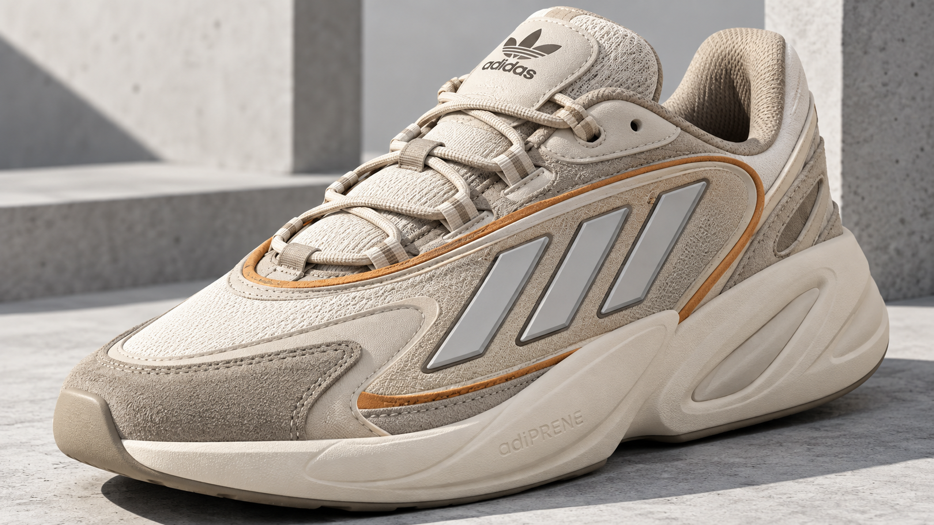 adidas Ozelia арт. 40508 на ногах в повседневной городской посадке