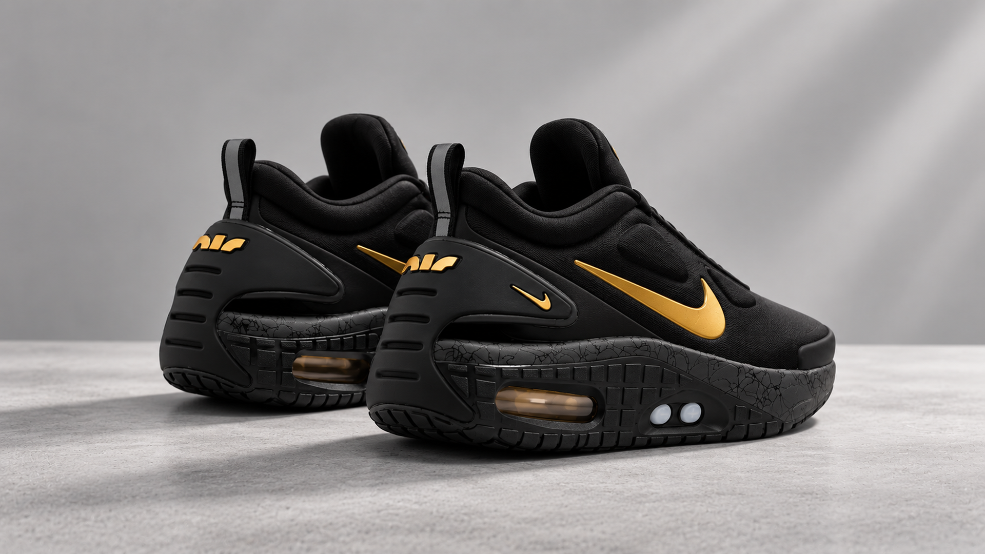Nike Adapt Auto Max арт. 29989 — задняя часть с TPU-элементом и петлей