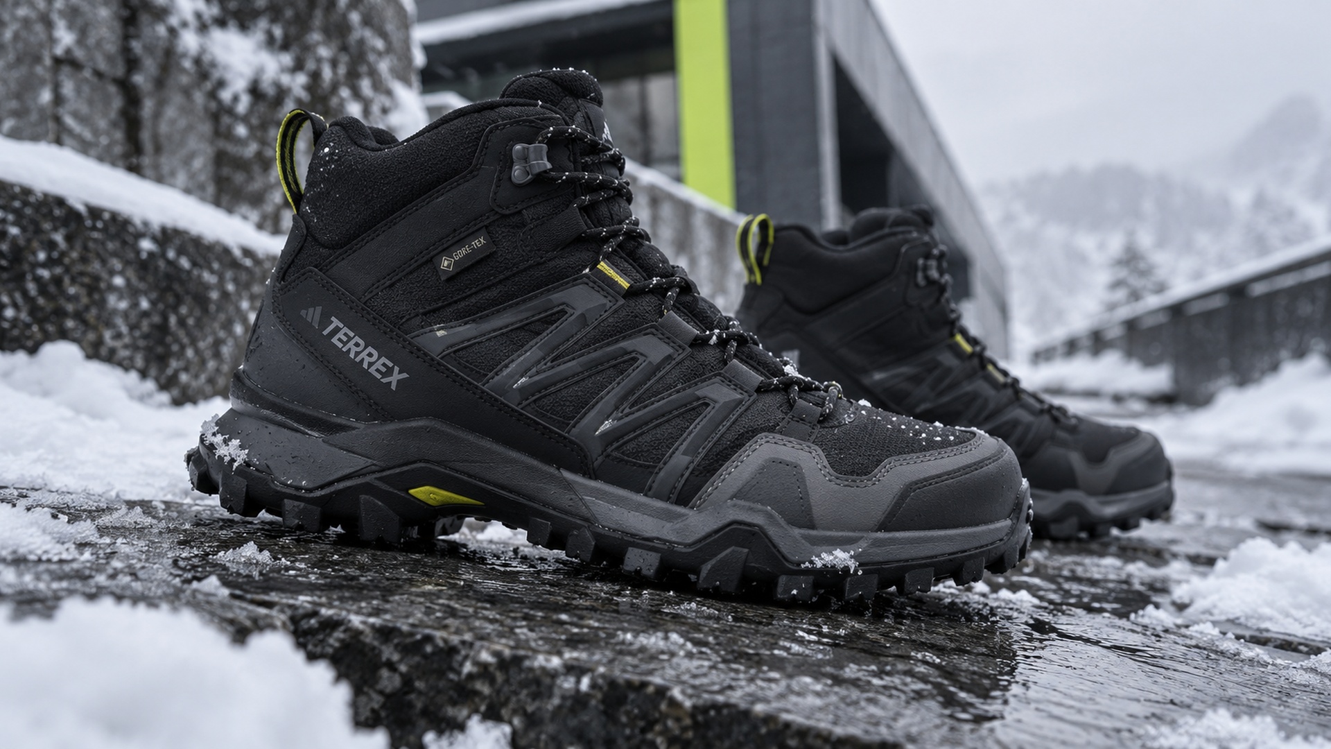 Adidas Terrex Winter, утеплённые зимние ботинки