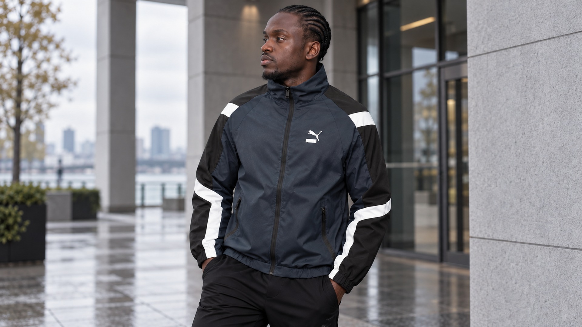 Посадка и конструкция ветровки Puma арт. 34192
