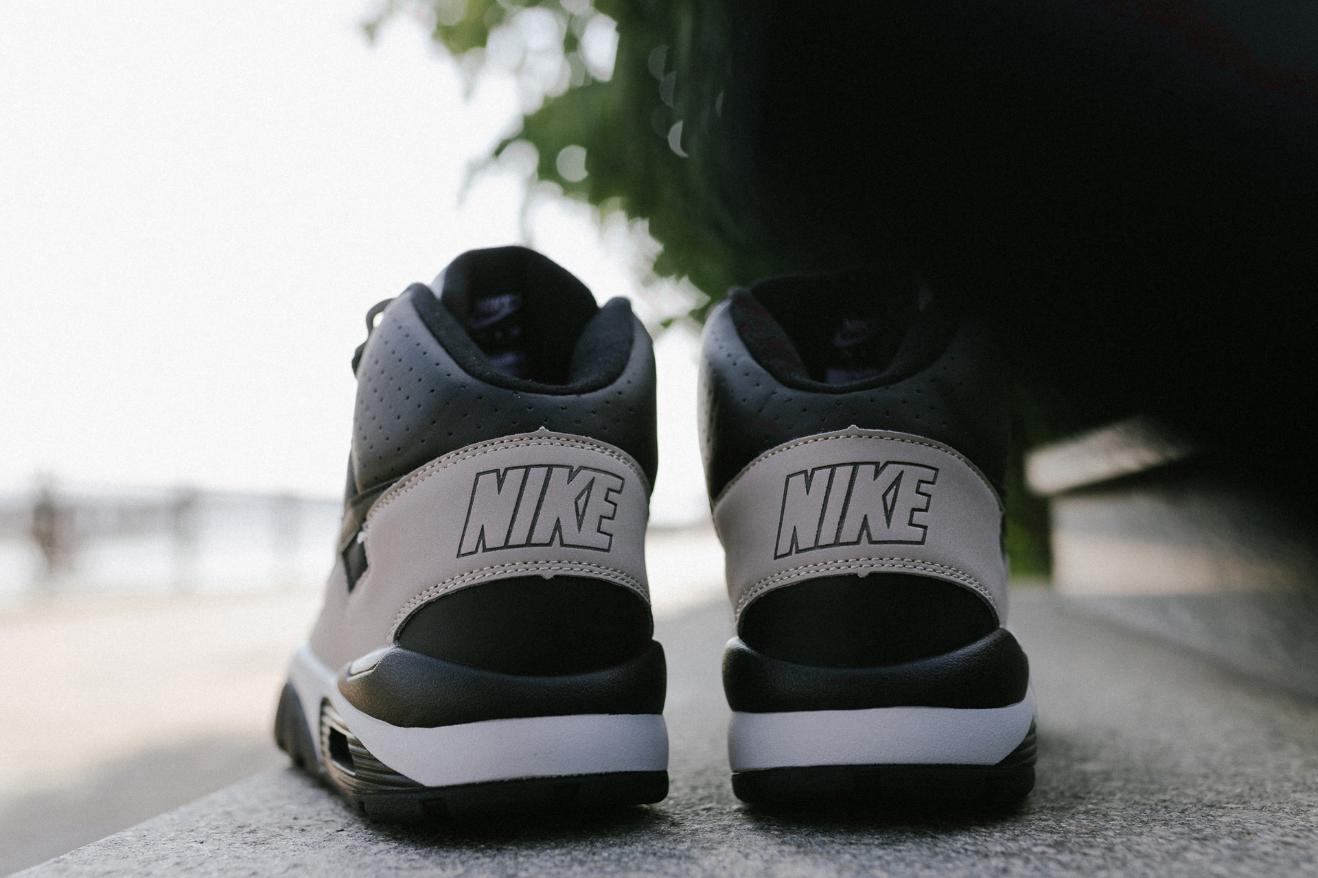 Nike air trainer cheap sc high black grey