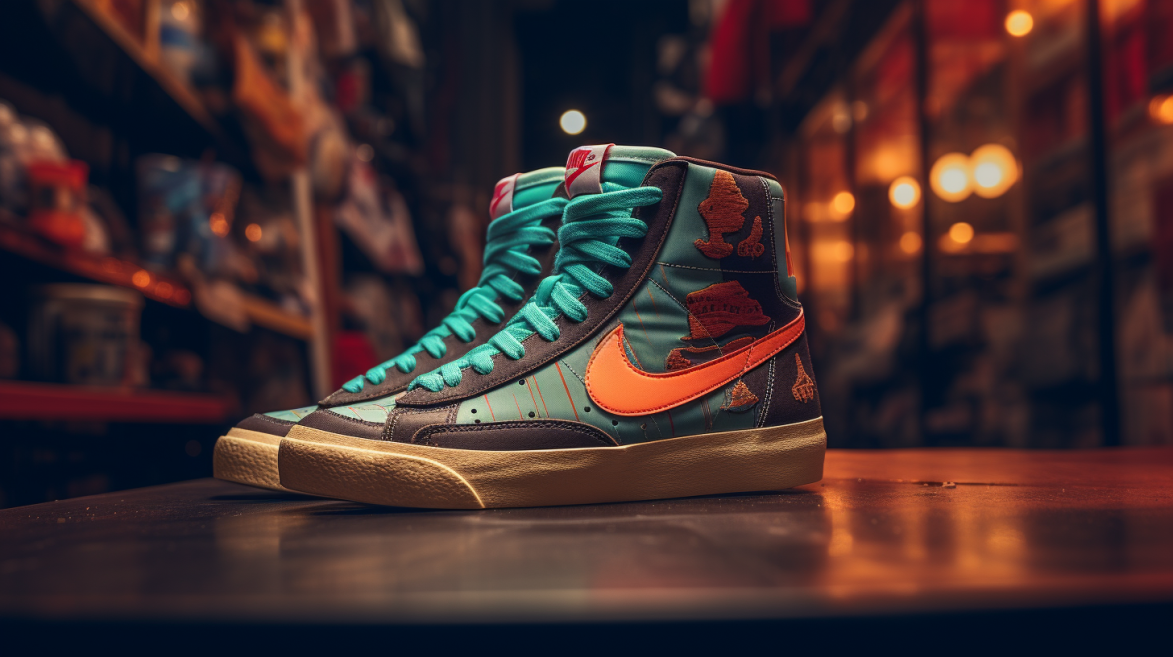 Nike blazer mid 77 custom on sale