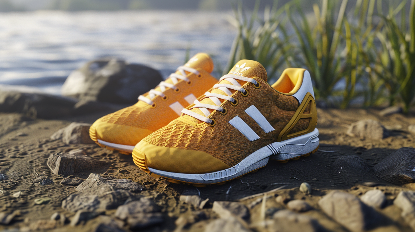 adidas zx flux damskie gold