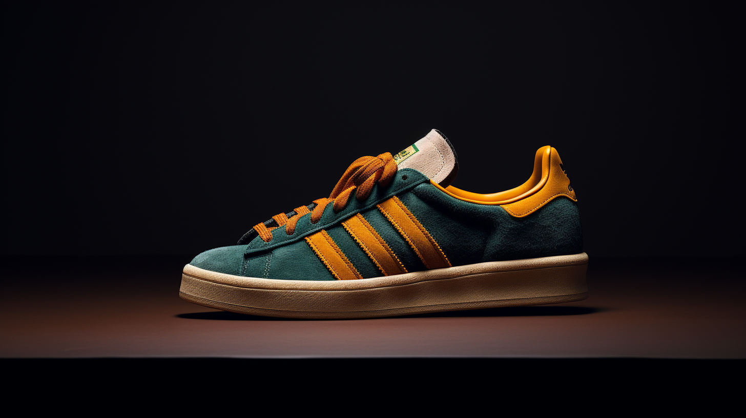 Adidas campus hot sale green gold