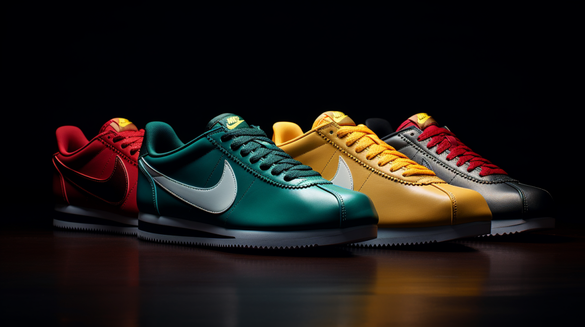 Nike sale cortez reflective