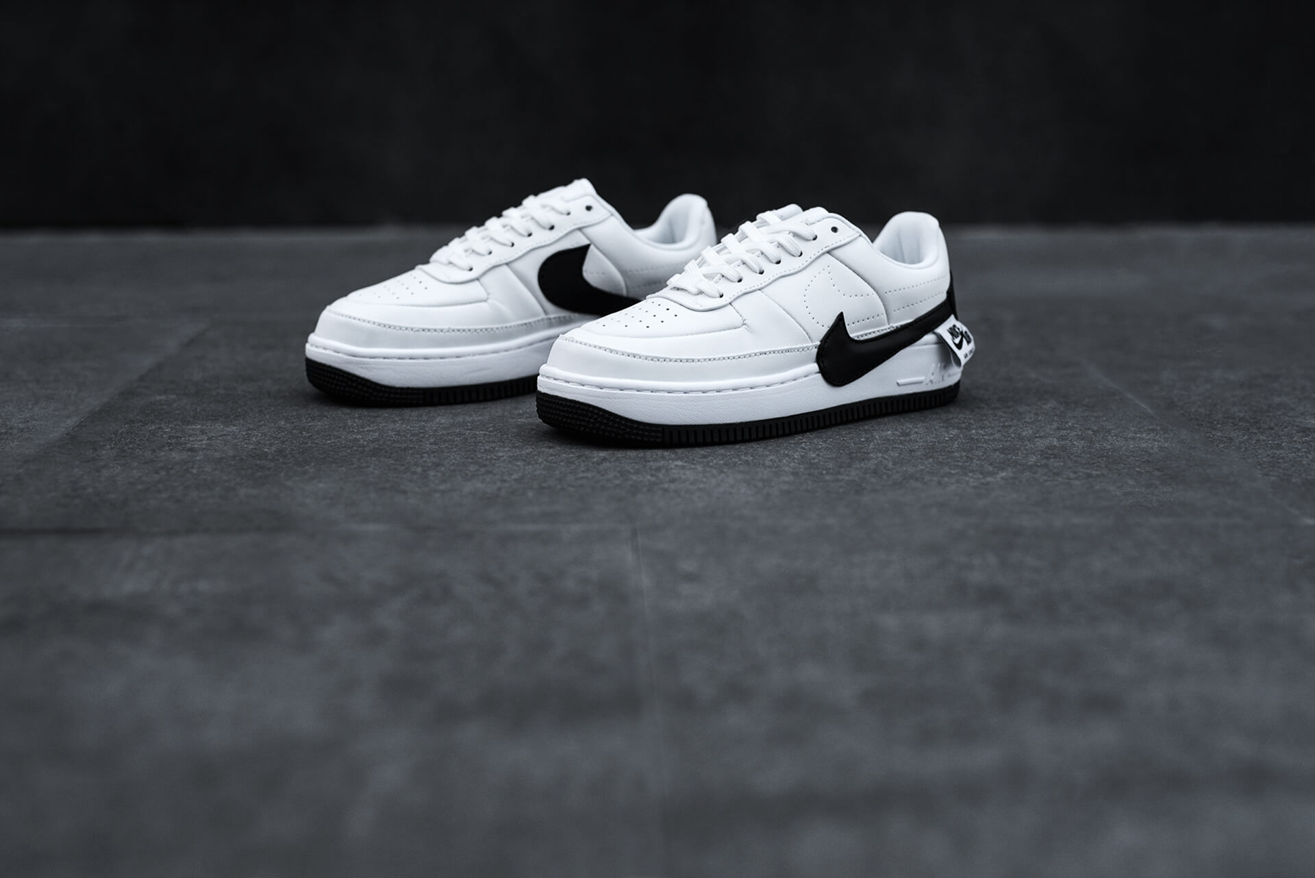 Nike air force store 1 jester white black