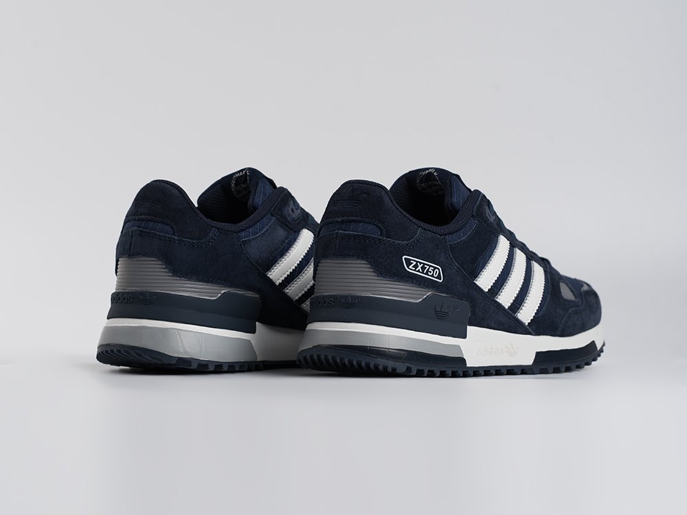 Купить демисезонные Кроссовки Adidas ZX 750 синего цвета арт